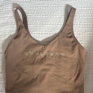 CycleBar Women's Tan Sports Bra